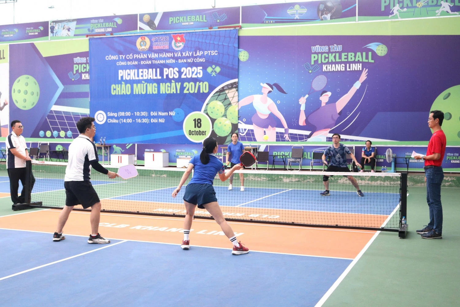Sôi nổi giải Pickleball POS 2025 – Chào mừng ngày Phụ nữ Việt Nam 20/10 Sôi nổi giải Pickleball POS 2025 - Chào mừng Ngày Phụ nữ Việt Nam 20/10