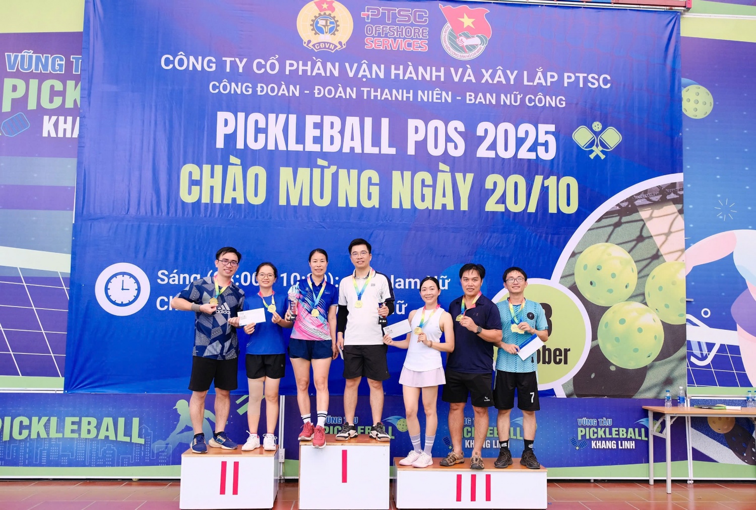 Sôi nổi giải Pickleball POS 2025 – Chào mừng ngày Phụ nữ Việt Nam 20/10 Sôi nổi giải Pickleball POS 2025 - Chào mừng Ngày Phụ nữ Việt Nam 20/10