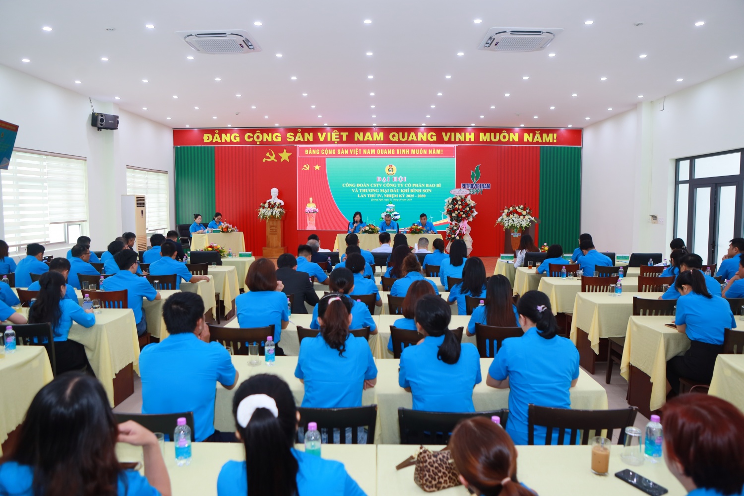 Toàn cảnh Đại hội đại biểu Công đoàn BSPPT lần thứ IV, nhiệm kỳ 2025 - 2030.
