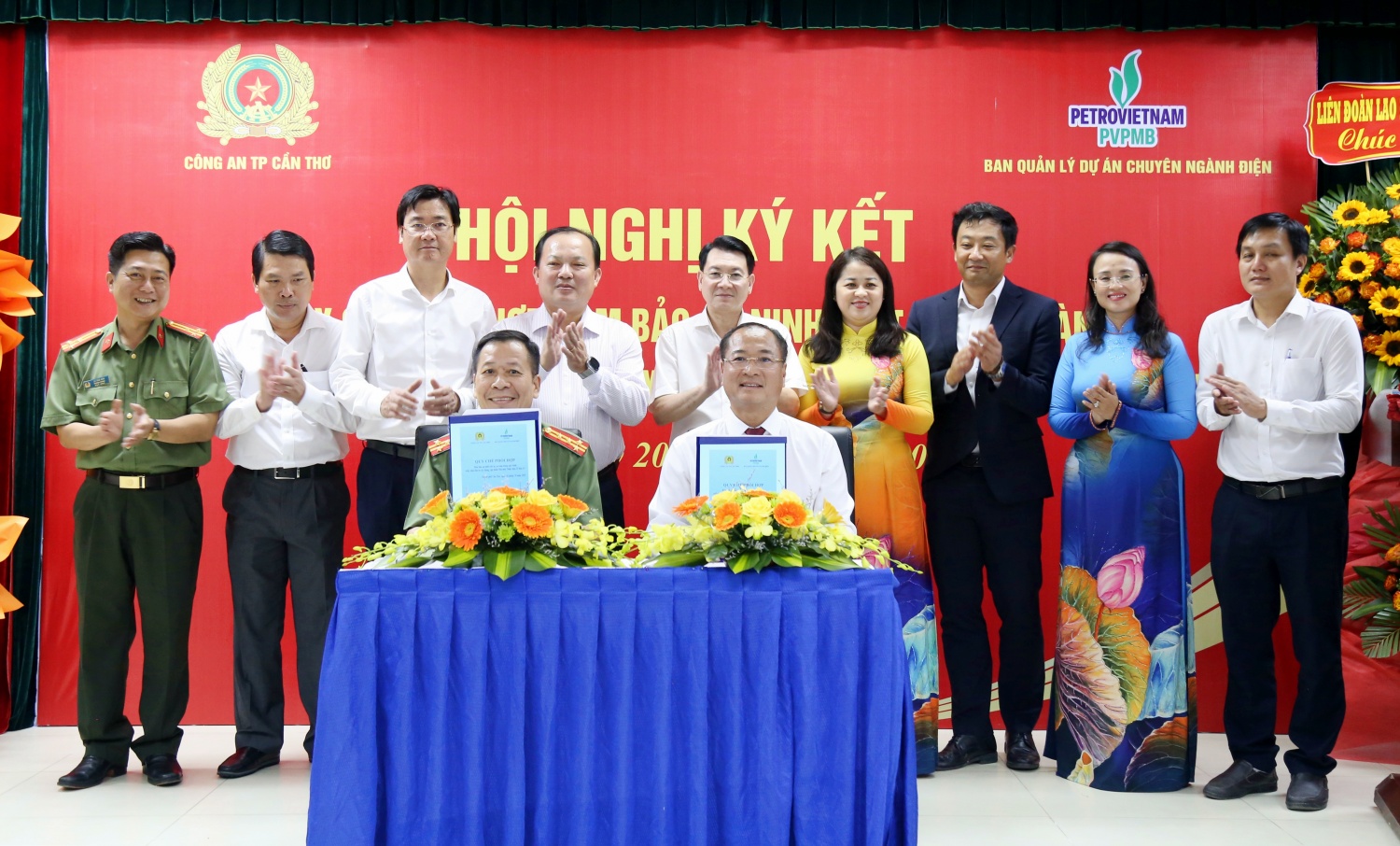 PVPMB và Công an TP Cần Thơ ký kết Quy chế phối hợp đảm bảo an ninh, an toàn Dự án Ô Môn IV