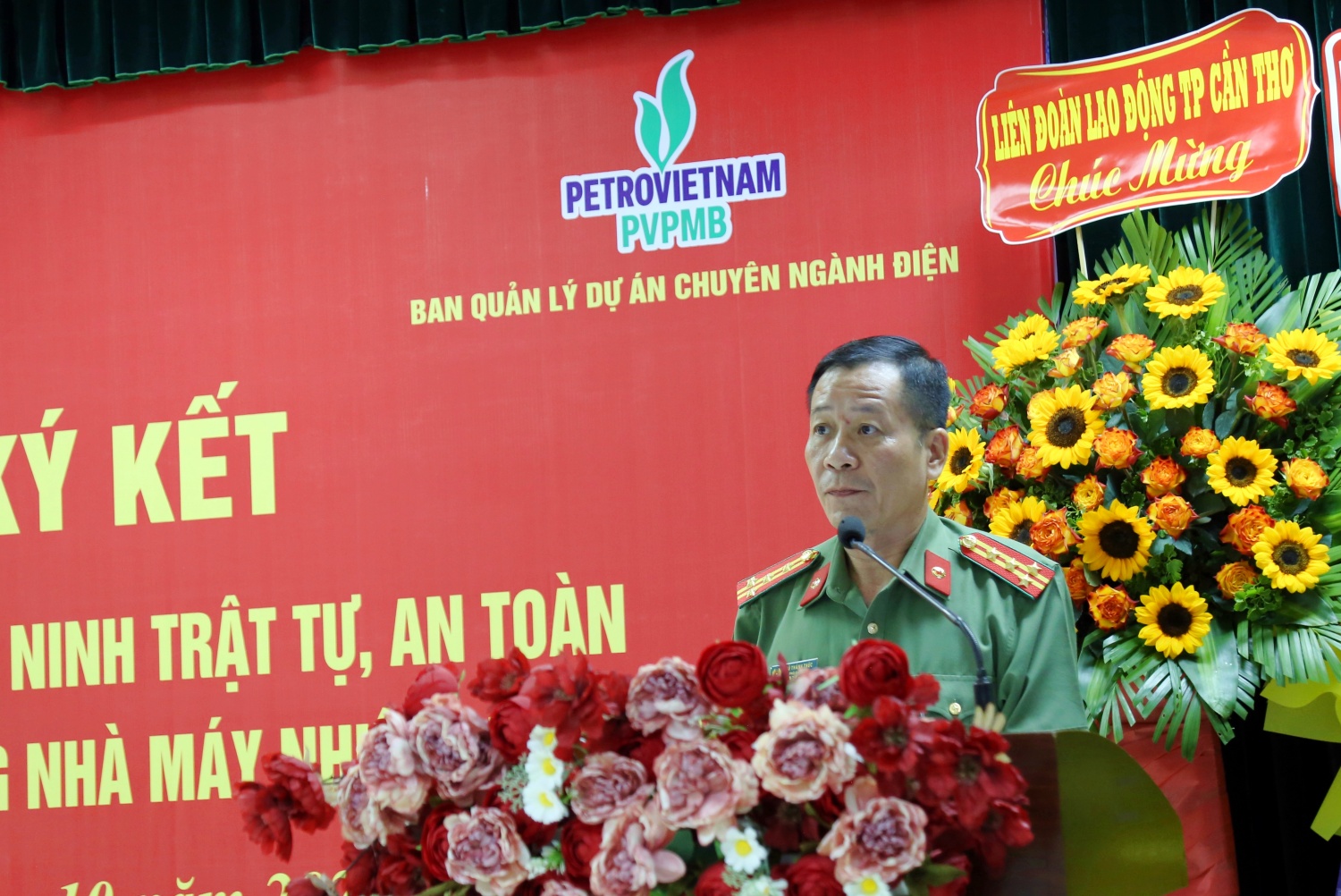 PVPMB và Công an TP Cần Thơ ký kết Quy chế phối hợp đảm bảo an ninh, an toàn Dự án Ô Môn IV