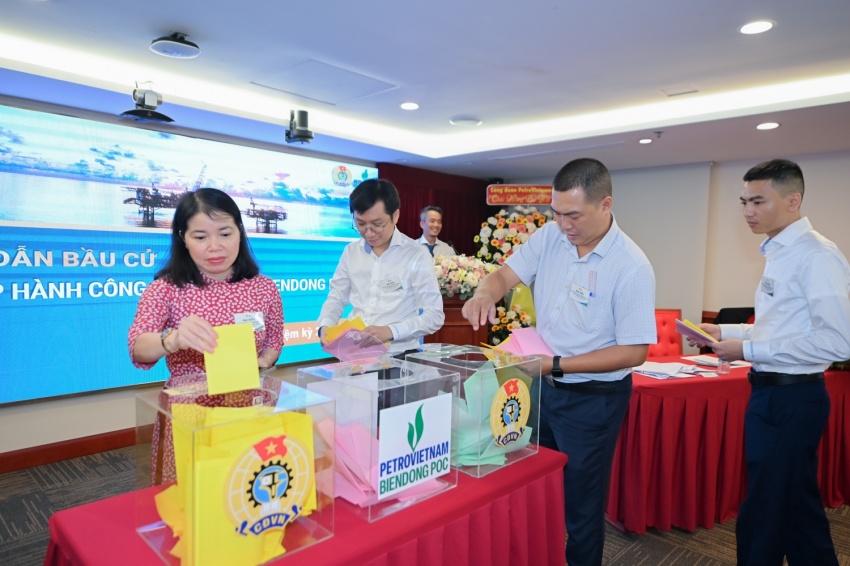 Đại hội Công đoàn BIENDONG POC khóa VI: Phát huy tinh thần đoàn kết - sáng tạo - đổi mới