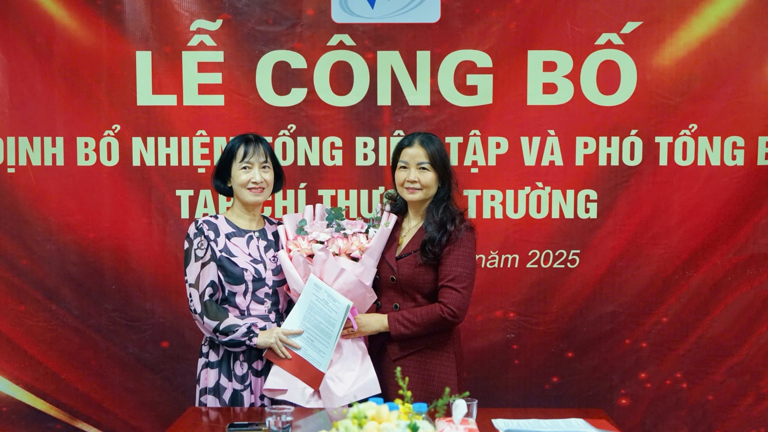 Tạp chí Thương Trường công bố quyết định bổ nhiệm Tổng Biên tập và Phó Tổng Biên tập