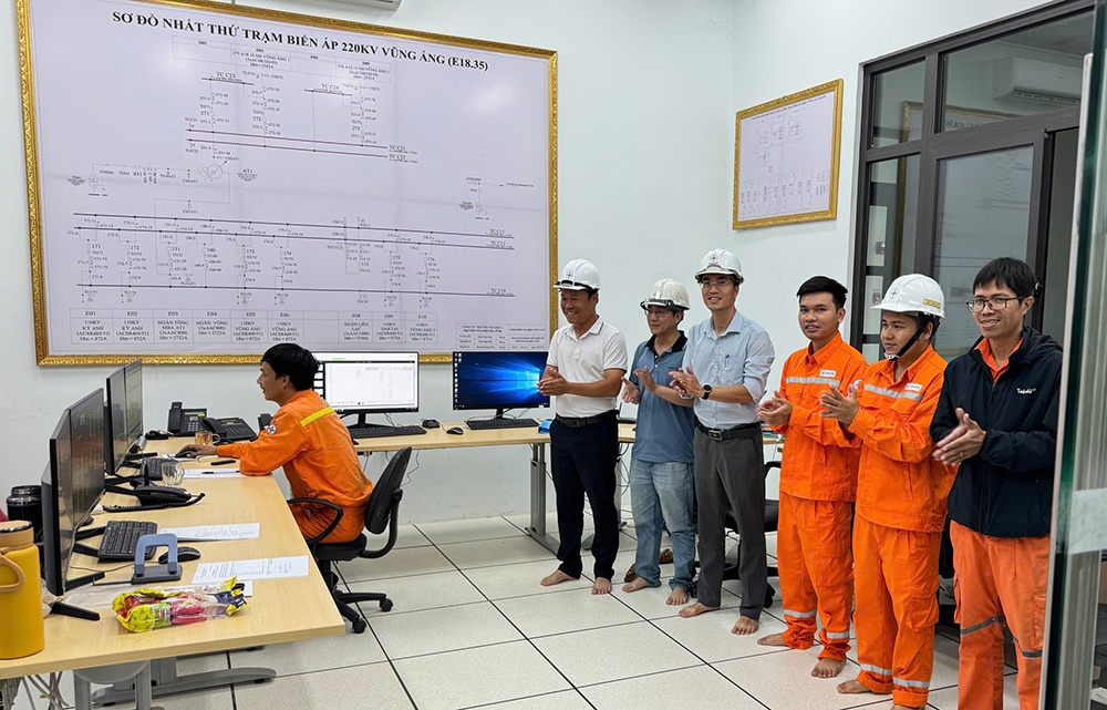 Hoàn thành toàn bộ Dự án Trạm biến áp 220kV Vũng Áng và đấu nối Hoàn thành toàn bộ Dự án Trạm biến áp 220kV Vũng Áng và đấu nối