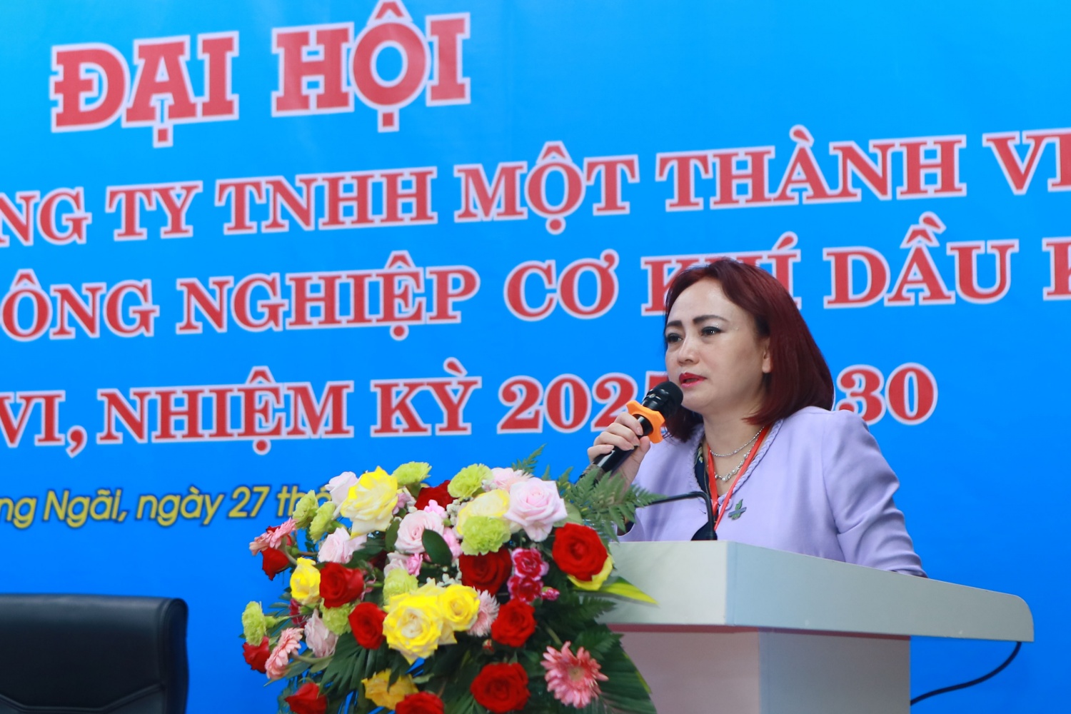Đồng chí Nghiêm Thuỳ Lan - Chủ tịch Công đoàn Petrovietnam đề nghị Công đoàn PVSM tiếp tục