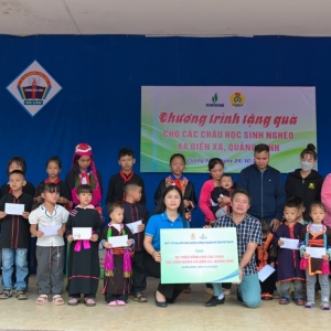 [VIDEO] Công đoàn Petrovietnam lan tỏa yêu thương, tiếp bước đến trường cho học sinh vùng cao Điền Xá