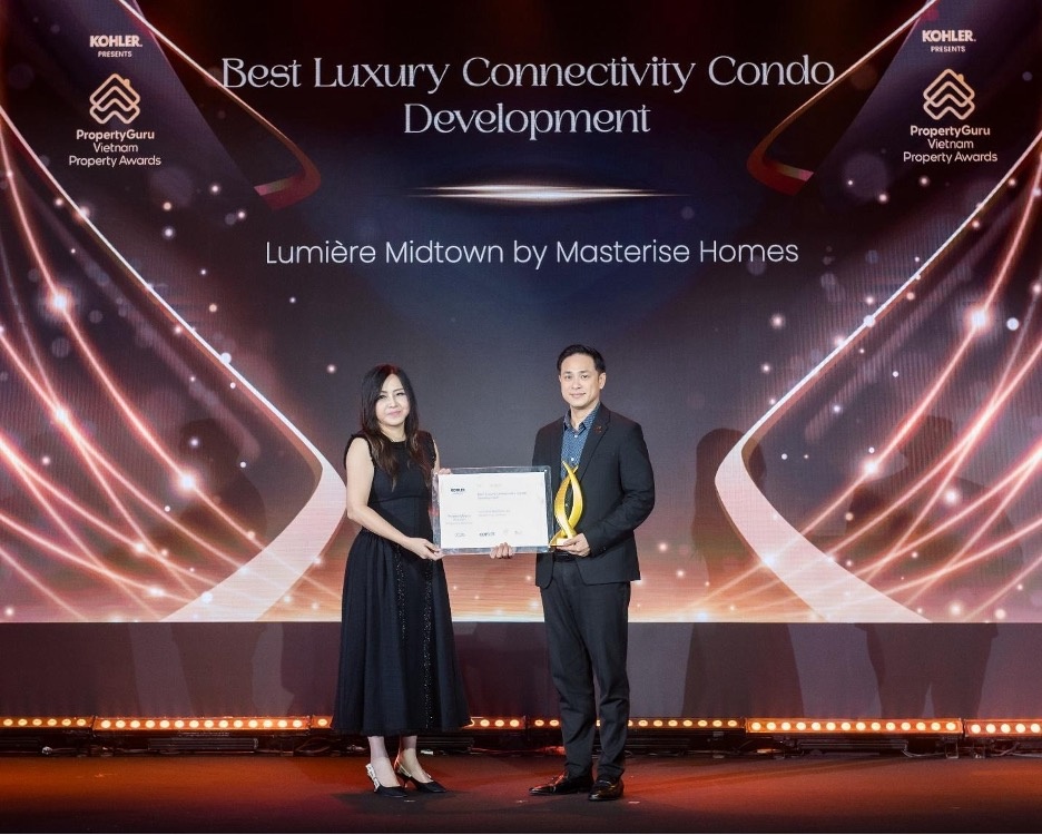 Tiên phong kiến tạo không gian sống hàng hiệu, Masterise Homes xứng danh  Tiên phong kiến tạo không gian sống hàng hiệu, Masterise Homes xứng danh "Best Luxury Developer" tại Propertyguru Vietnam Property Awards 2025