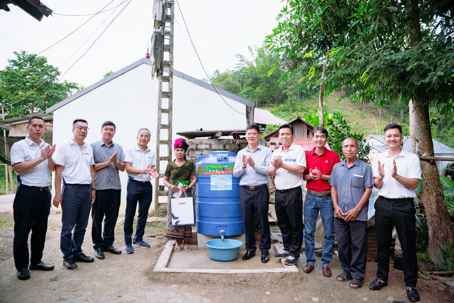 PVI khánh thành công trình cấp nước sinh hoạt cho nhân dân bản Co Pục, xã Thanh Nưa, tỉnh Điện Biên PVI khánh thành công trình cấp nước sinh hoạt cho nhân dân bản Co Pục, xã Thanh Nưa, tỉnh Điện Biên