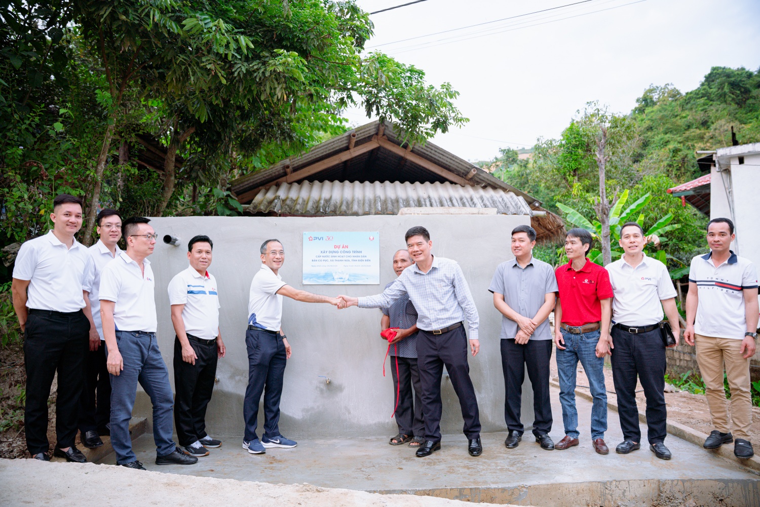 PVI khánh thành công trình cấp nước sinh hoạt cho nhân dân bản Co Pục, xã Thanh Nưa, tỉnh Điện Biên PVI khánh thành công trình cấp nước sinh hoạt cho nhân dân bản Co Pục, xã Thanh Nưa, tỉnh Điện Biên