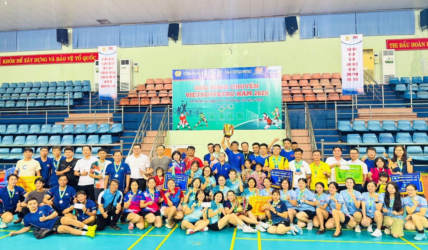 Sôi nổi Giải Bóng chuyền Vietsovpetro năm 2025 Sôi nổi Giải bóng chuyền Vietsovpetro năm 2025