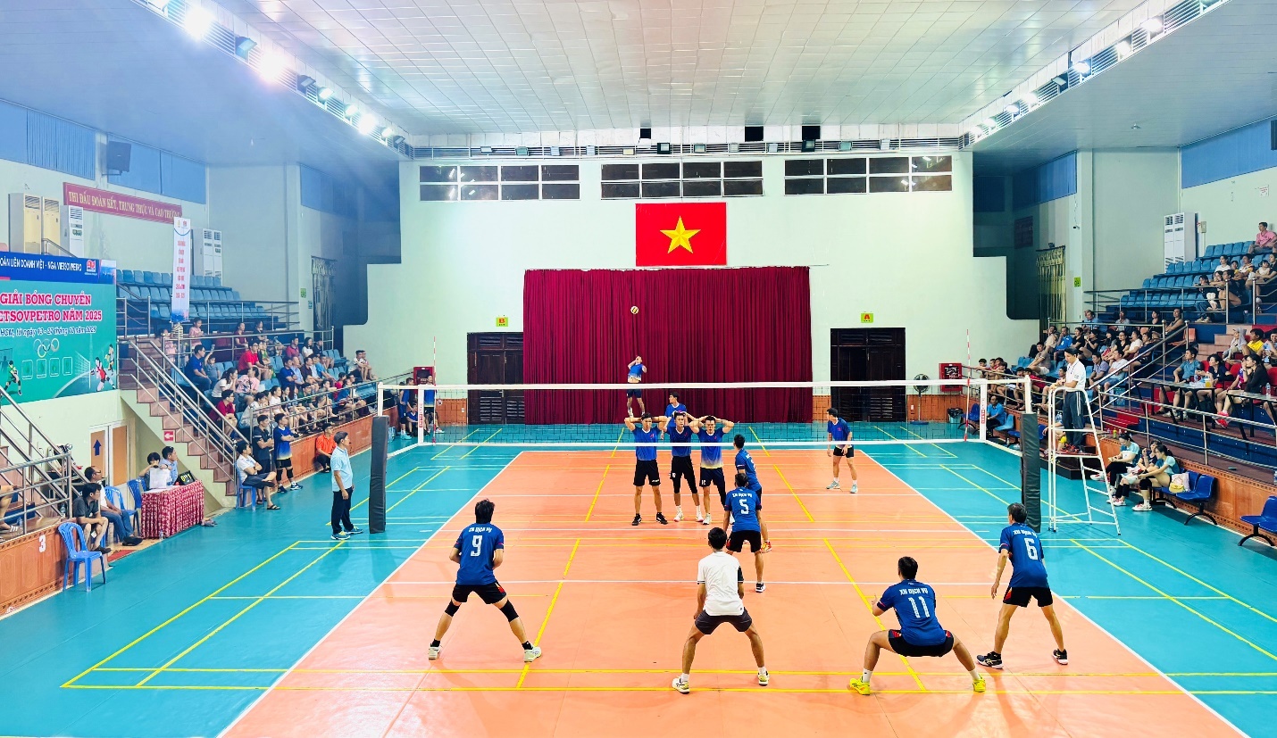 Sôi nổi Giải bóng chuyền Vietsovpetro năm 2025