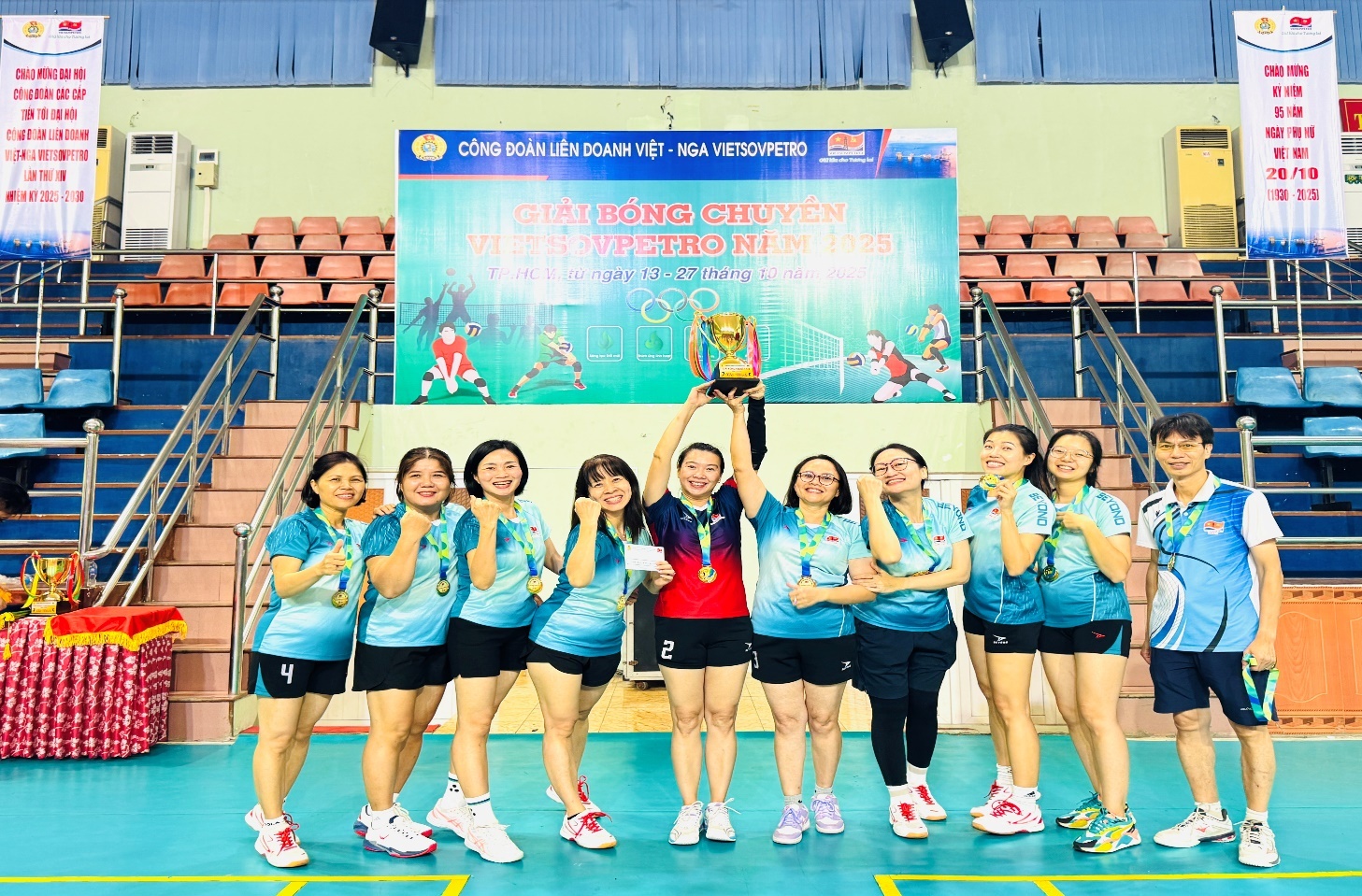 Sôi nổi Giải Bóng chuyền Vietsovpetro năm 2025 Sôi nổi Giải bóng chuyền Vietsovpetro năm 2025