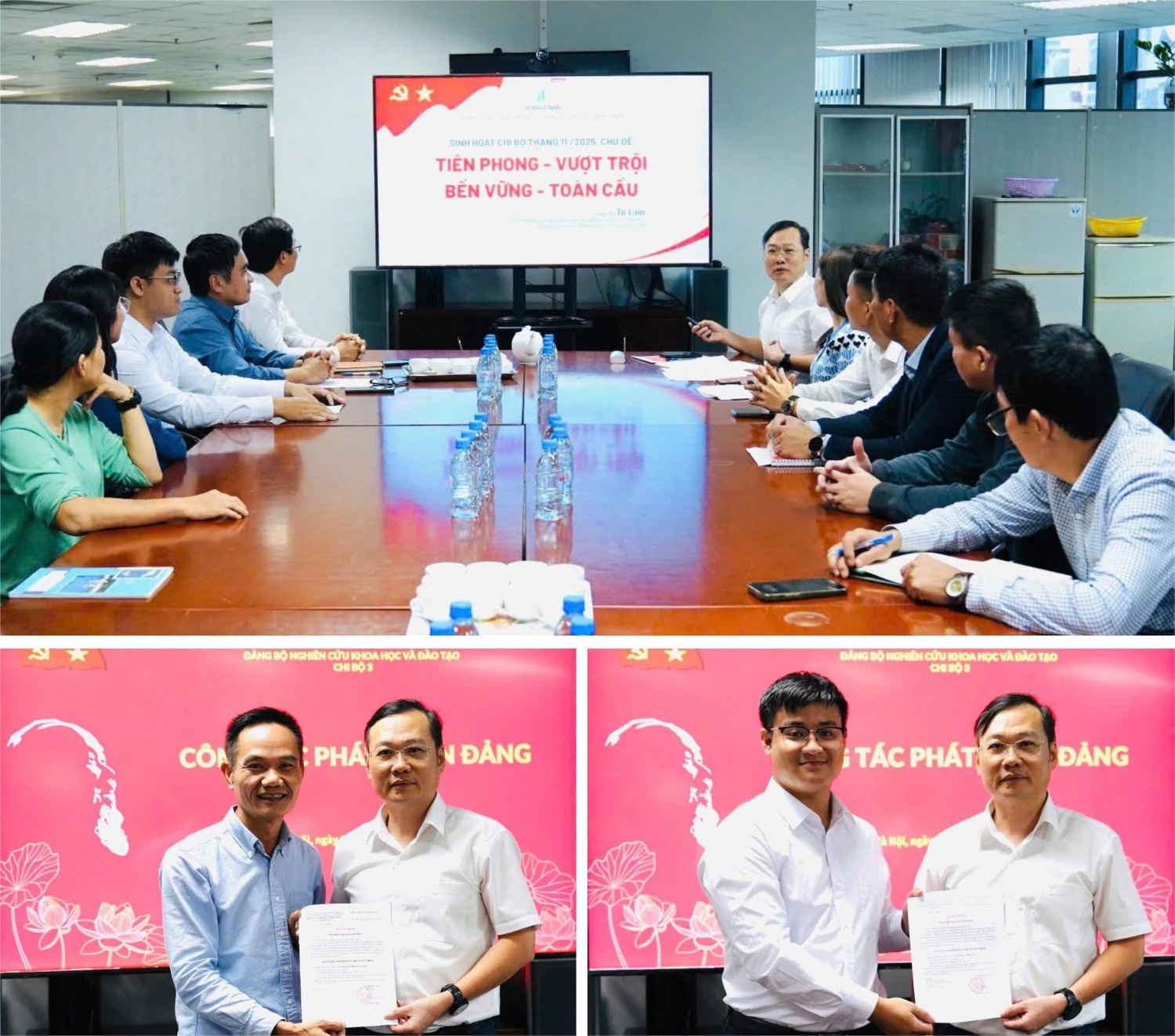 Đảng bộ Nghiên cứu Khoa học và Đào tạo sinh hoạt chi bộ theo chủ đề “Tiên phong - Vượt trội - Bền vững - Toàn cầu” Đảng bộ Nghiên cứu Khoa học và Đào tạo sinh hoạt chi bộ theo chủ đề “Tiên phong - Vượt trội - Bền vững - Toàn cầu”