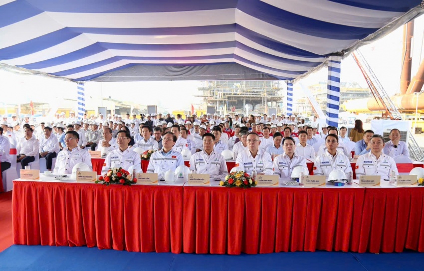 [Chùm ảnh] Dấu ấn quan trọng của Petrovietnam chào mừng Đại hội Đảng toàn quốc lần thứ XIV