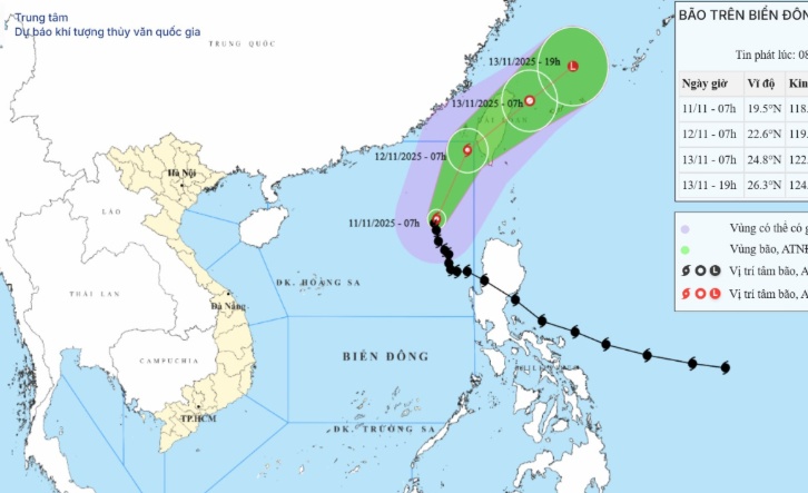 Bộ Xây dựng chỉ đạo ứng phó khẩn cấp bão số 14 trên Biển Đông