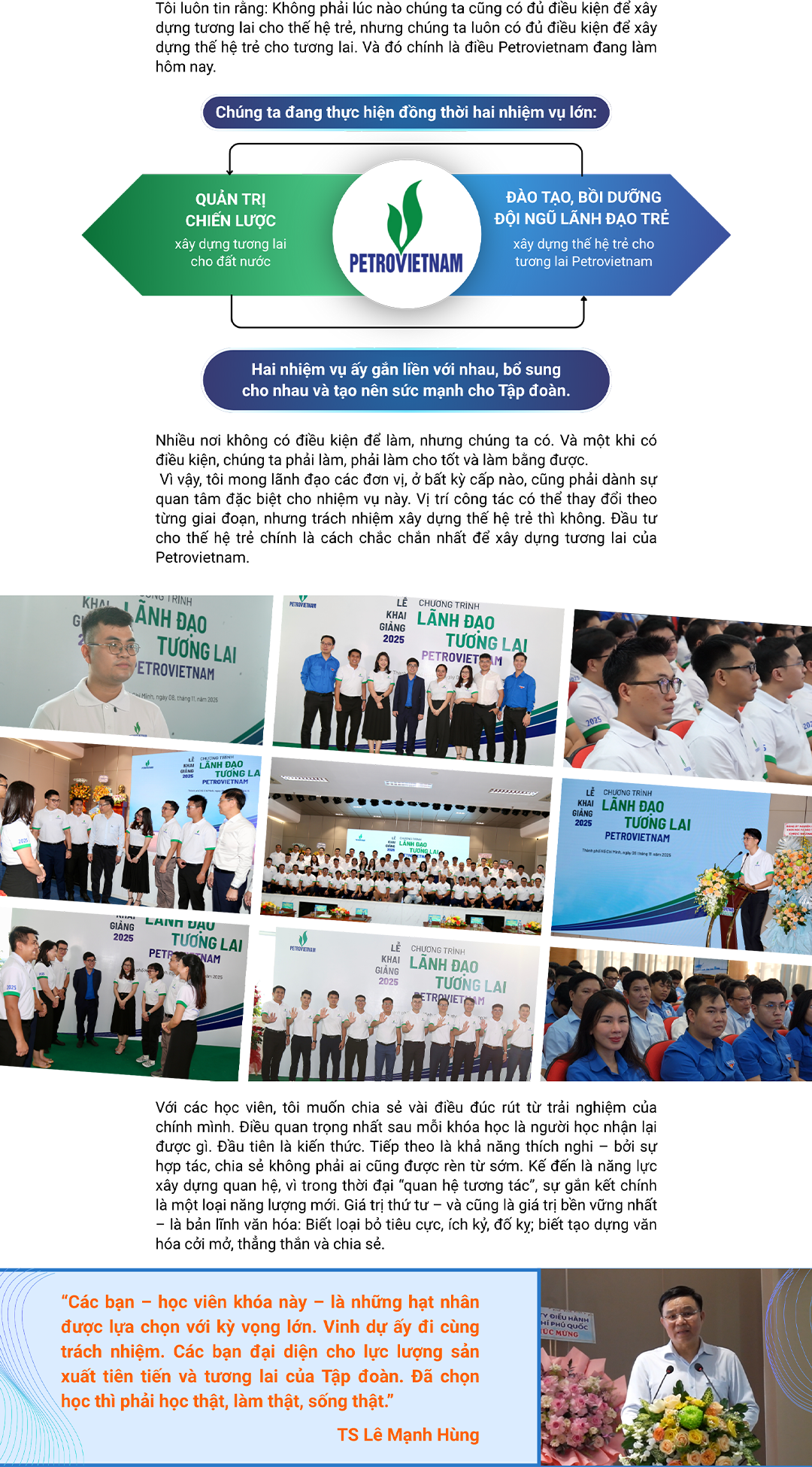 [E-Magazine] Khát vọng Petrovietnam: Kiến tạo thế hệ lãnh đạo cho tương lai