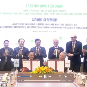[VIDEO] Khởi động liên doanh khí công nghiệp Cái Mép giữa PVChem và Messer