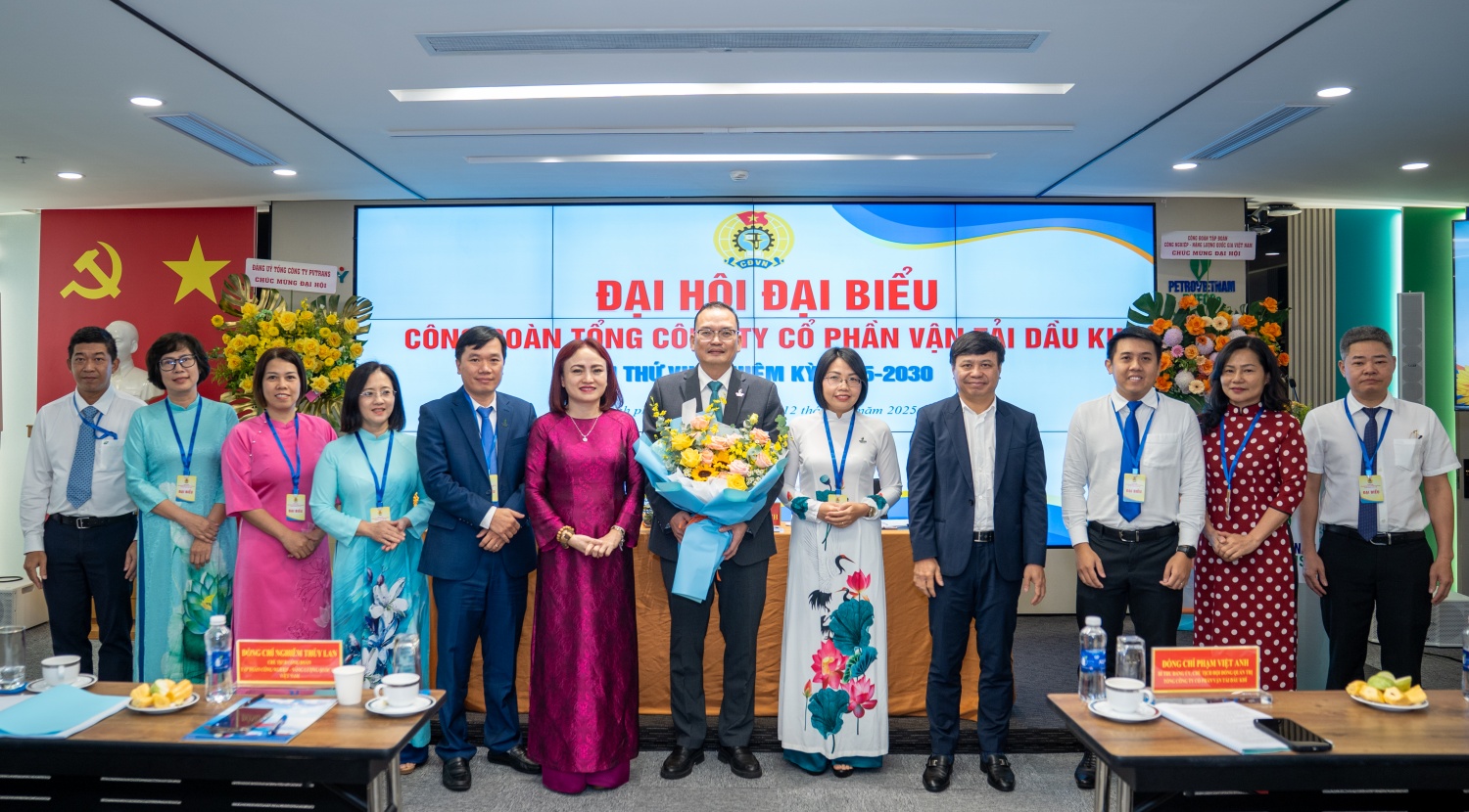 Đại hội Công đoàn PVTrans, nhiệm kỳ 2025-2030: Đổi mới, sáng tạo vì người lao động và sự phát triển bền vững