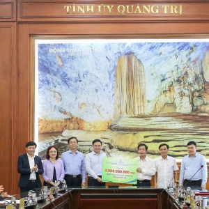 Petrovietnam trao tặng tỉnh Quảng Trị 3 tỷ đồng để góp phần khắc phục hậu quả thiên tai