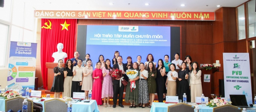 PVU tổ chức thành công Hội thảo tập huấn chuyên môn tiếng Anh tổng quát và chuyên ngành