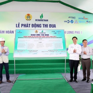 Thi đua quyết tâm hoàn thành Dự án NMNĐ Long Phú 1