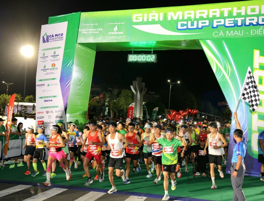 Giải Marathon Cà Mau 2025 – Cúp Petrovietnam Giải Marathon Cà Mau 2025 - Cúp Petrovietnam: Hơn 6.000 vận động viên bùng nổ trên đường chạy