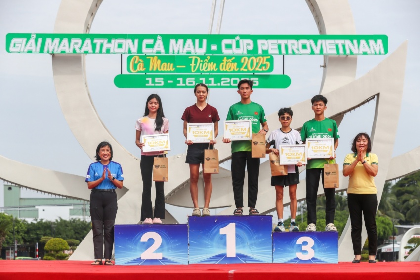 Giải Marathon Cà Mau 2025 – Cúp Petrovietnam Giải Marathon Cà Mau 2025 - Cúp Petrovietnam: Hơn 6.000 vận động viên bùng nổ trên đường chạy