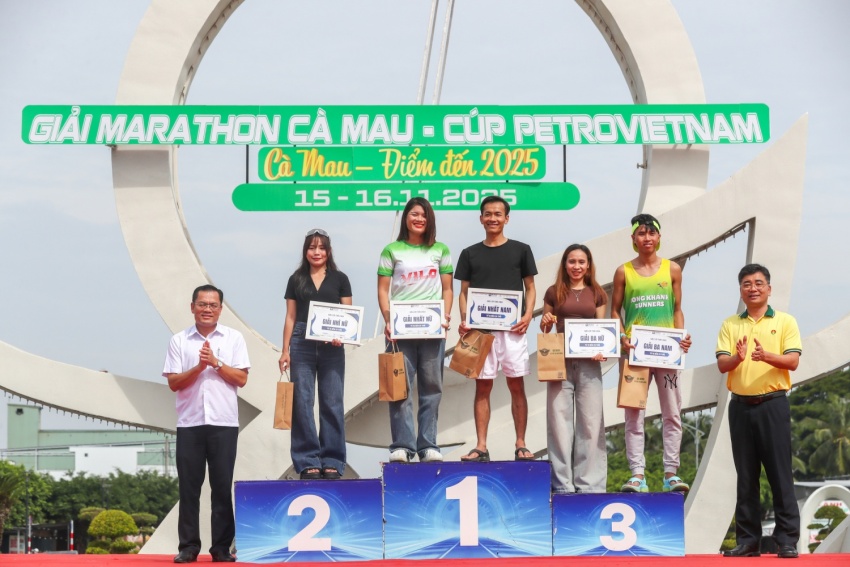 Giải Marathon Cà Mau 2025 – Cúp Petrovietnam Giải Marathon Cà Mau 2025 - Cúp Petrovietnam: Hơn 6.000 vận động viên bùng nổ trên đường chạy