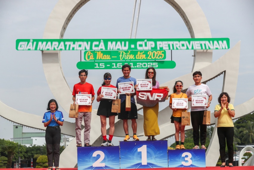 Giải Marathon Cà Mau 2025 – Cúp Petrovietnam Giải Marathon Cà Mau 2025 - Cúp Petrovietnam: Hơn 6.000 vận động viên bùng nổ trên đường chạy