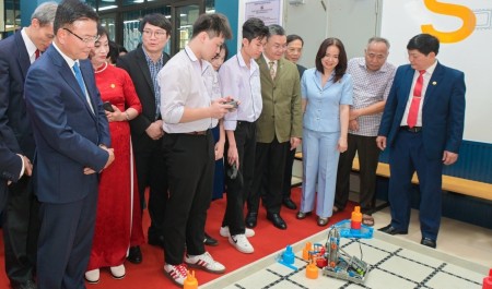 [VIDEO] Petrovietnam khánh thành hai phòng thực hành giáo dục STEM tại tỉnh Thanh Hóa