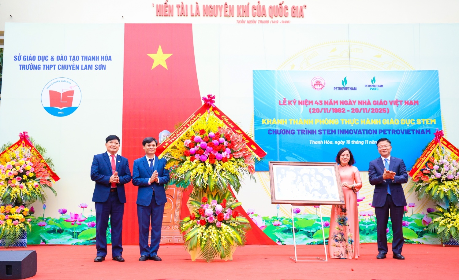 Petrovietnam khánh thành hai phòng thực hành giáo dục STEM tại tỉnh Thanh Hóa Petrovietnam khánh thành hai phòng thực hành giáo dục STEM tại tỉnh Thanh Hóa