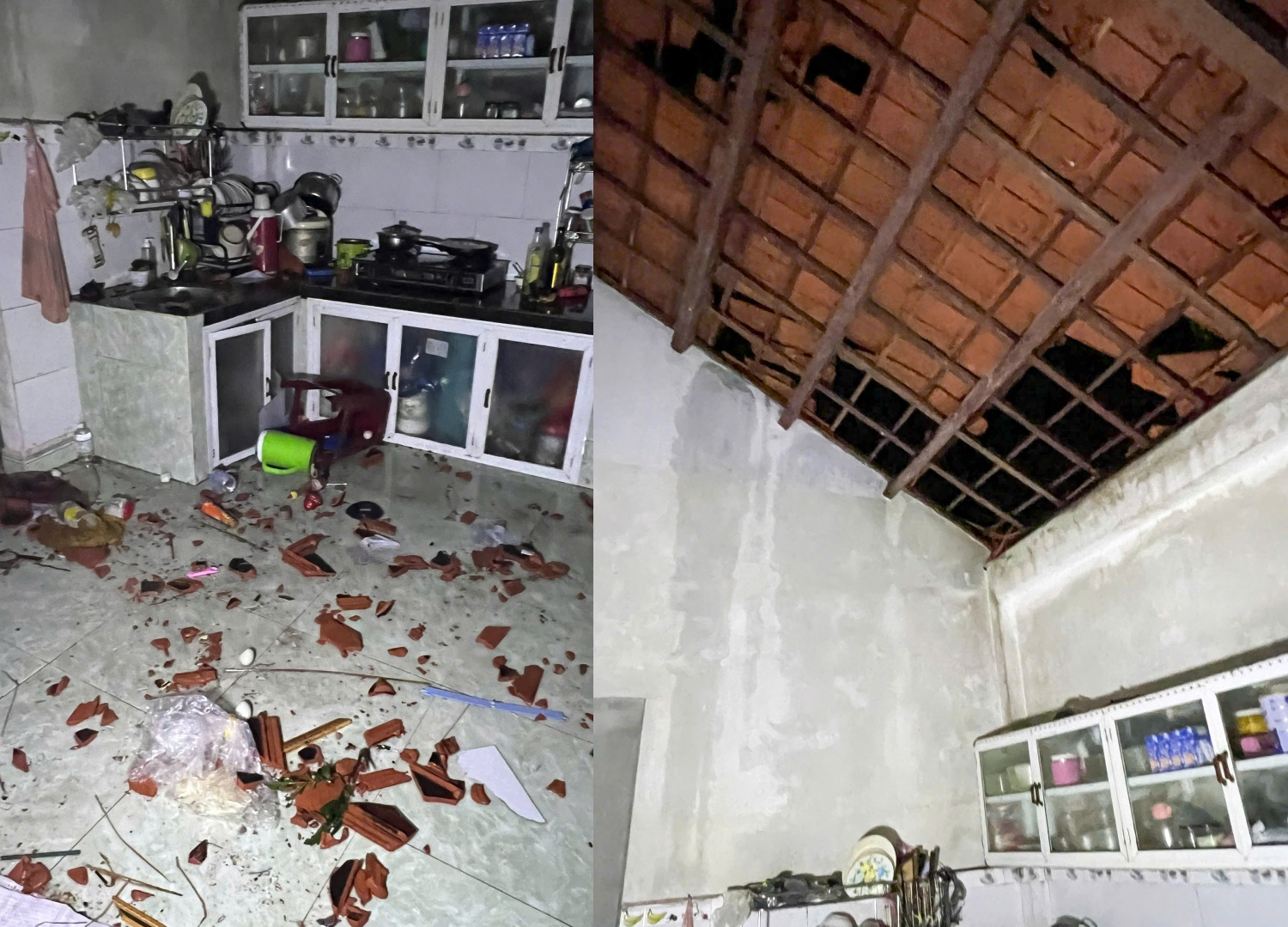 Lốc xoáy gây hư hại nhiều nhà dân tại Đà Nẵng và Quảng Ngãi Lốc xoáy gây hư hại nhiều nhà dân tại Đà Nẵng và Quảng Ngãi