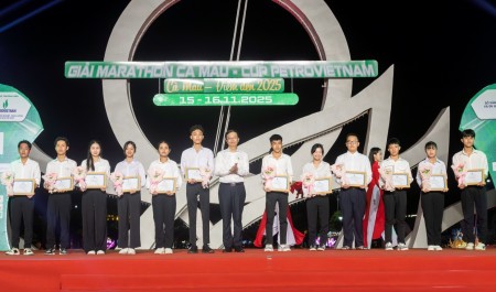 60 tỷ đồng được trao cho Quỹ Thắp Sáng Niềm Tin tại Giải Marathon Cà Mau 2025 - Cúp Petrovietnam