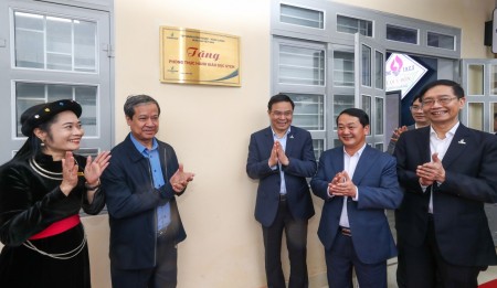 [VIDEO] Petrovietnam khánh thành Phòng thực hành giáo dục STEM tại Trường THCS Lê Quý Đôn, tỉnh Tuyên Quang