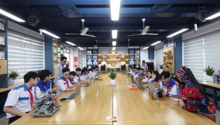 Phòng "STEM Innovation Petrovietnam" đầu tiên tại Tuyên Quang: Thỏa đam mê sáng tạo của học sinh