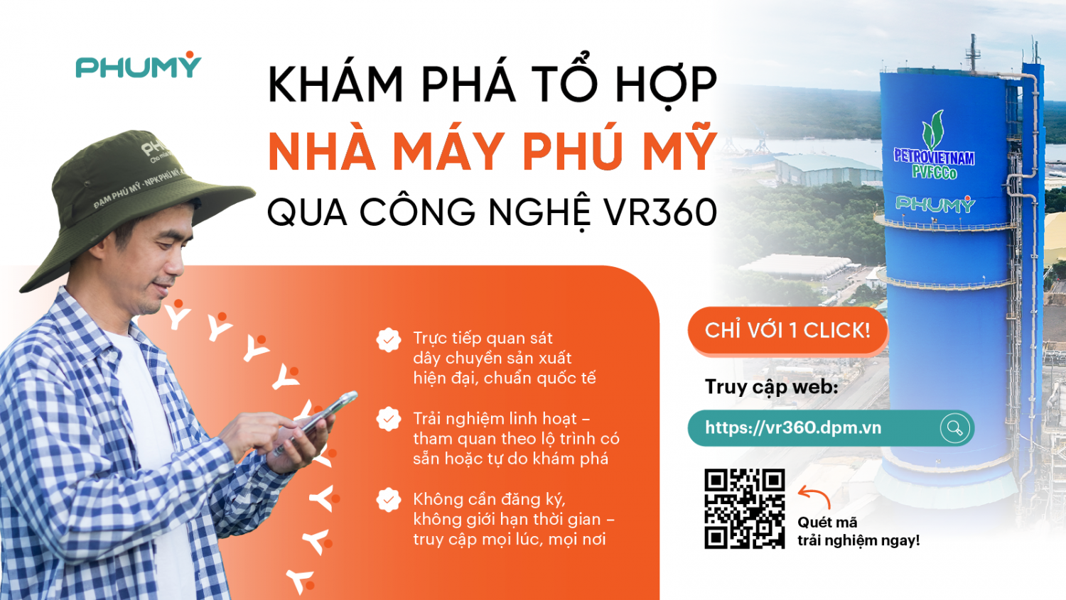 PVFCCo – Phú Mỹ ra mắt nền tảng tham quan tổ hợp Nhà máy Phú Mỹ trực tuyến bằng công nghệ VR360