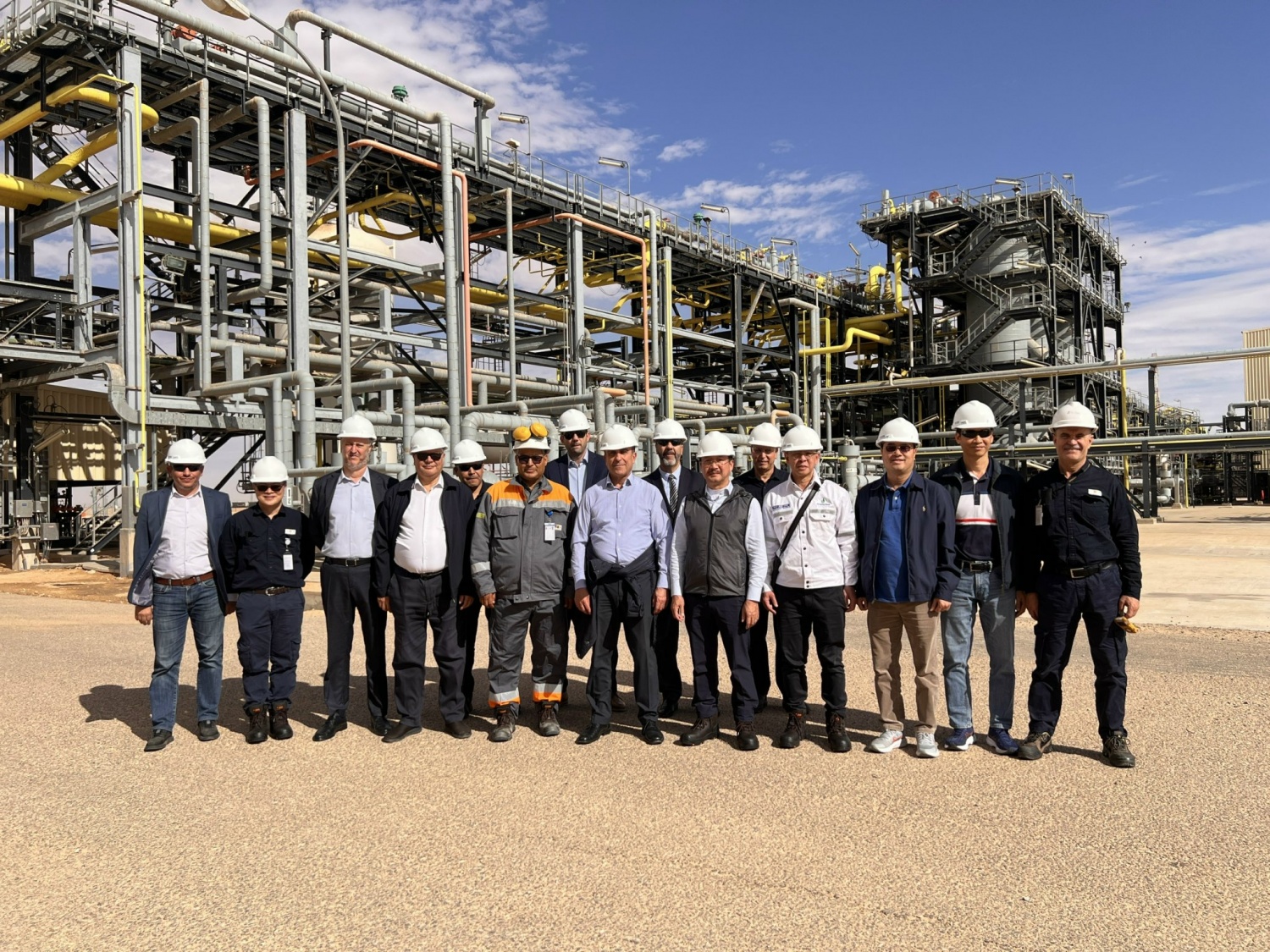 Đoàn công tác Petrovietnam làm việc tại dự án khai thác mỏ Bir Seba Lô 433a và 416b, Algeria