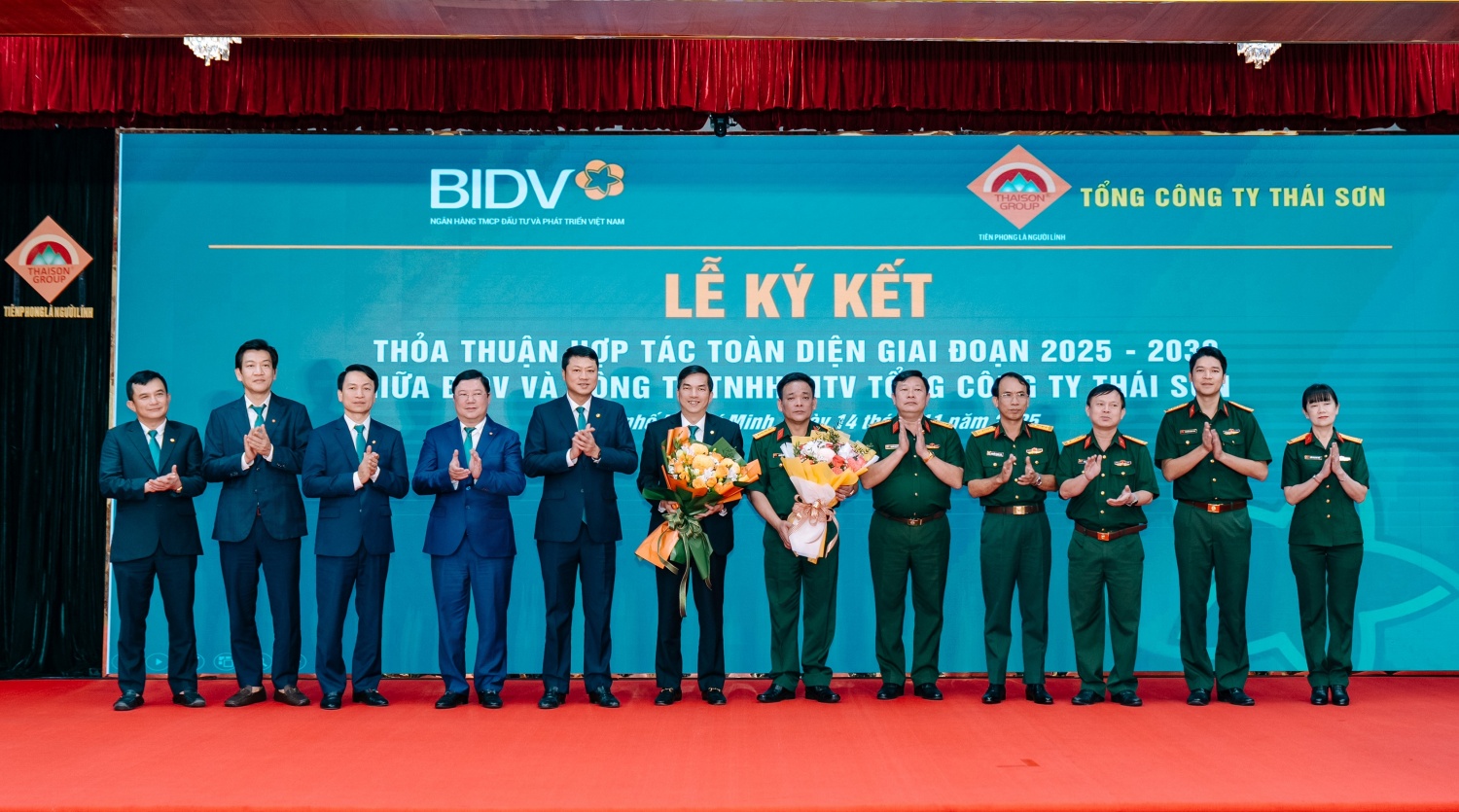 BIDV và Tổng công ty Thái Sơn triển khai hợp tác toàn diện BIDV và Tổng công ty Thái Sơn triển khai hợp tác toàn diện