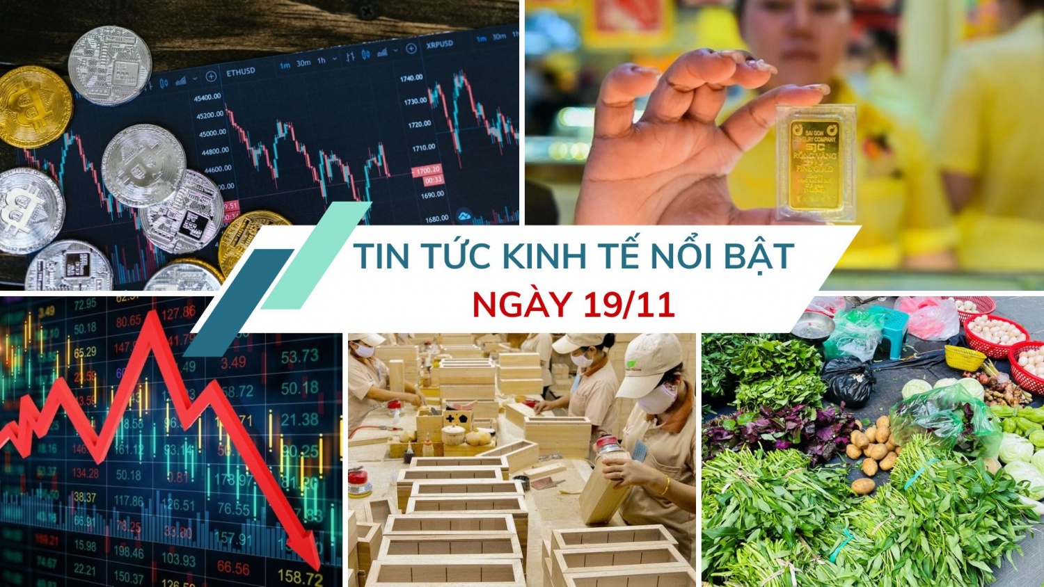Tin tức kinh tế ngày 19/11: Thị trường tiền điện tử bốc hơi hơn 1.000 tỷ USD