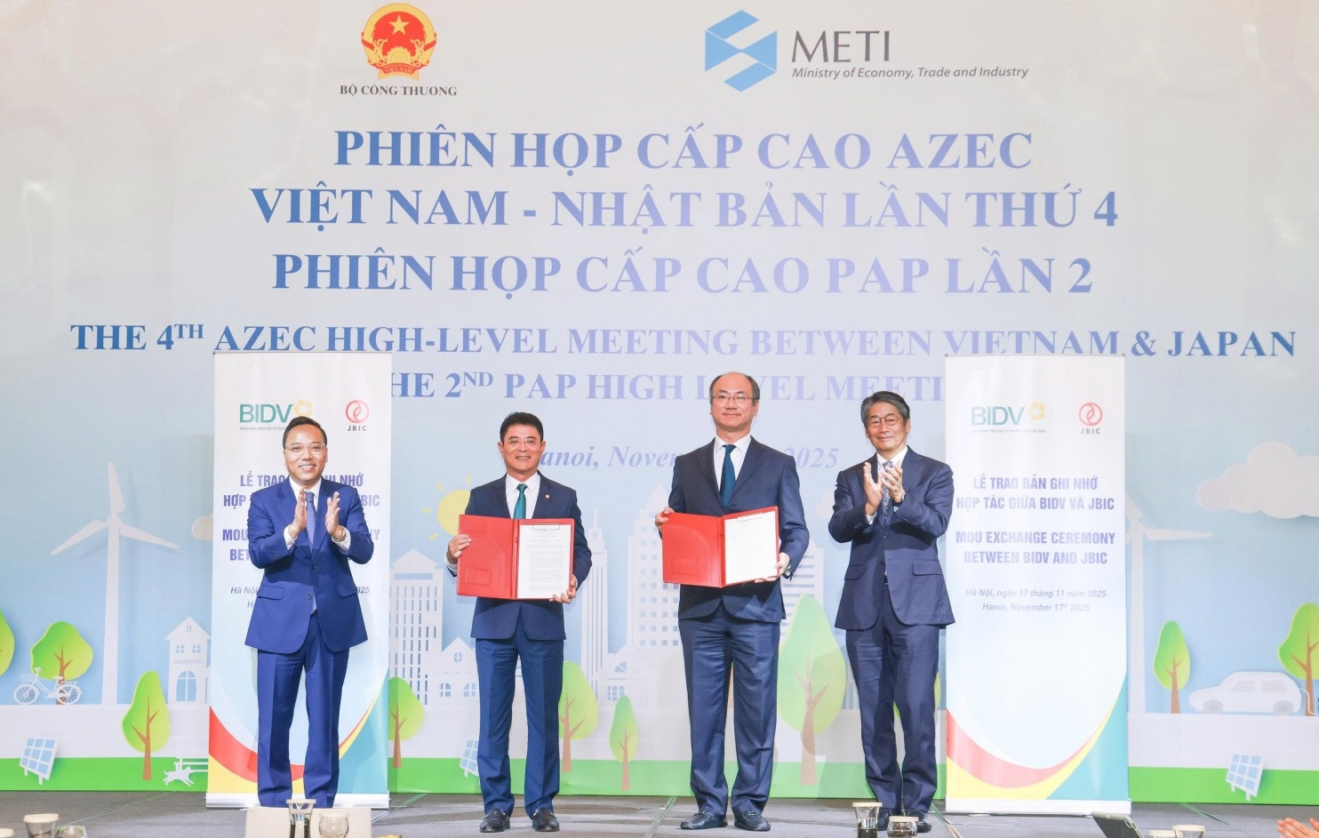 BIDV và JBIC ký kết Thỏa thuận hợp tác về tài chính xanh