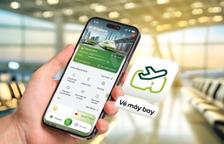 Đặt vé máy bay trên VCB Digibank khách hàng có cơ hội trúng cặp vé khứ hồi của Vietnam Airlines