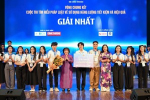 Đại học Kinh tế - Kỹ thuật Công nghiệp vô địch cuộc thi về tiết kiệm năng lượng