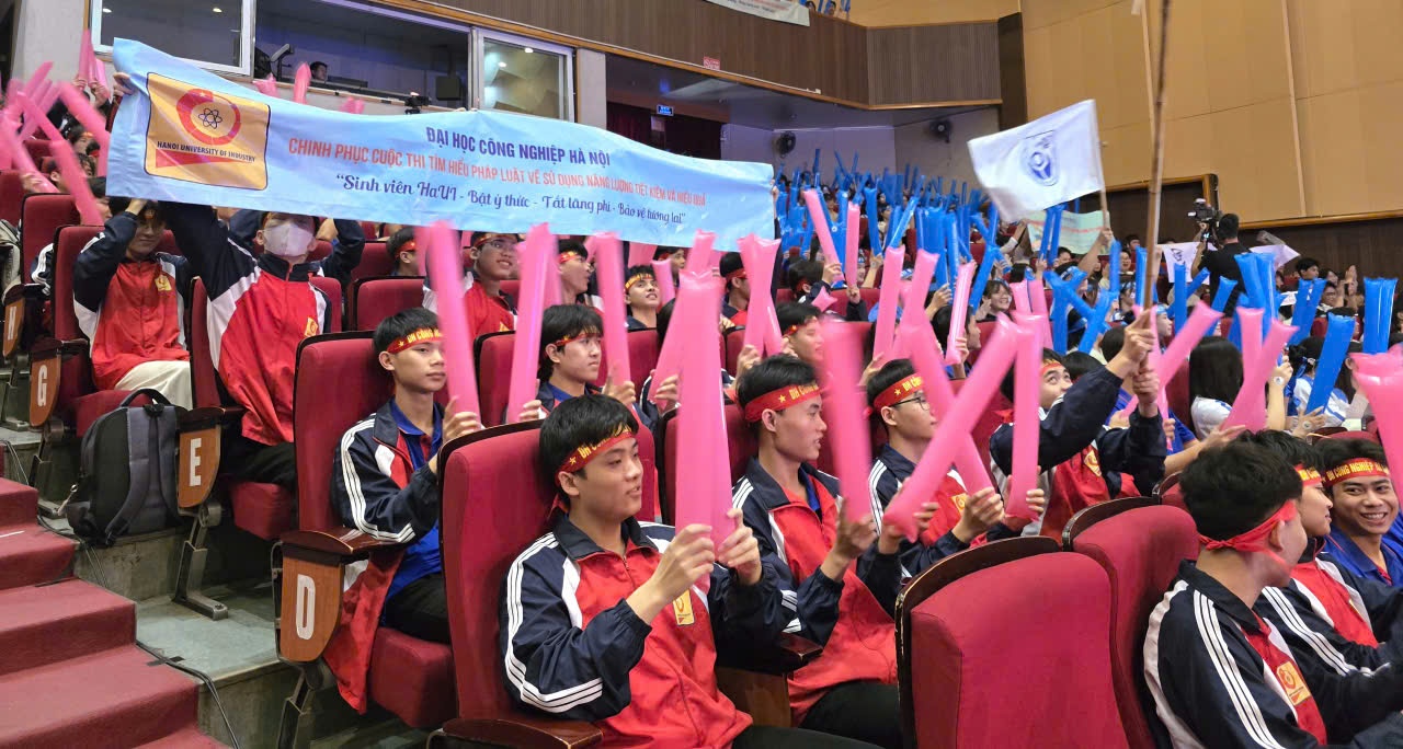 Đại học Kinh tế – Kỹ thuật Công nghiệp vô địch cuộc thi tiết kiệm năng lượng Đại học Kinh tế - Kỹ thuật Công nghiệp vô địch cuộc thi về tiết kiệm năng lượng