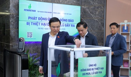 Petrovietnam phát động quyên góp ủng hộ đồng bào miền Trung, Tây Nguyên bị ảnh hưởng bởi mưa lũ