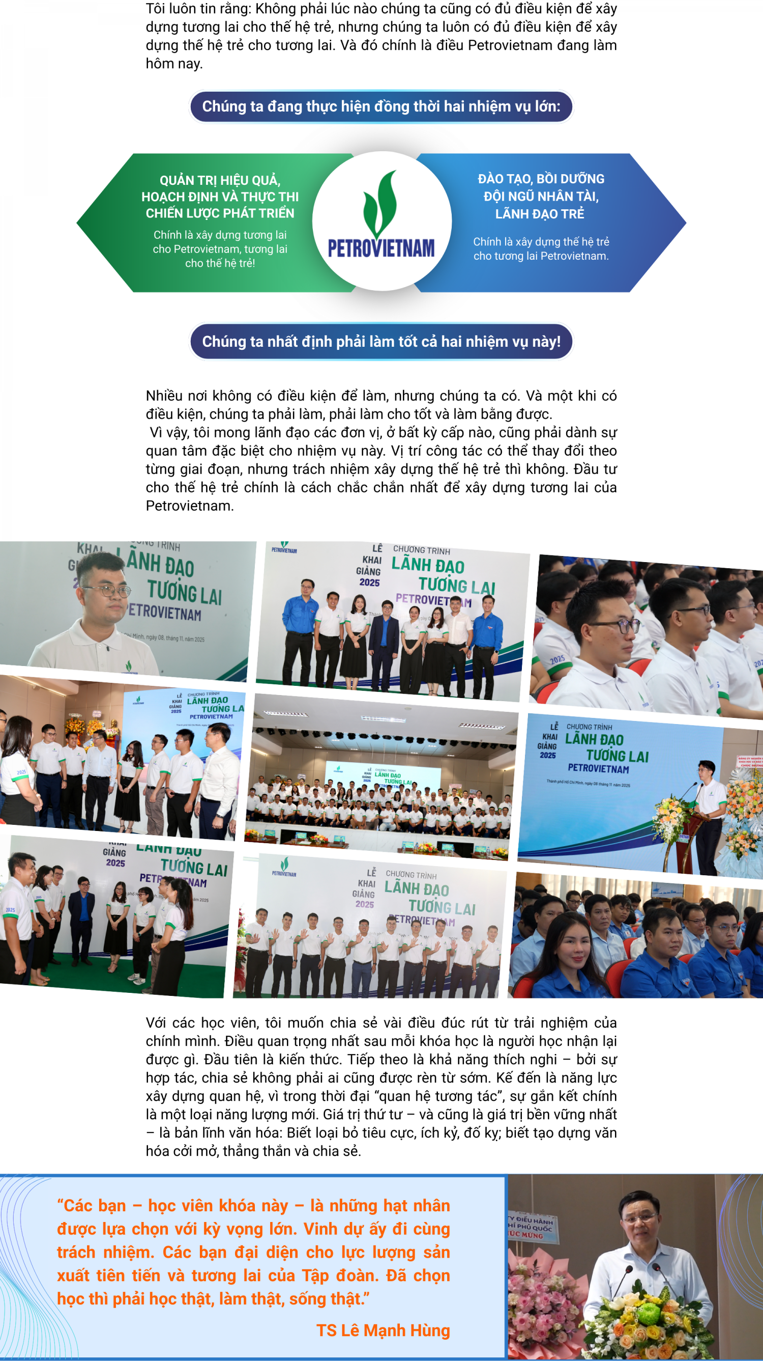 [E-Magazine] Khát vọng Petrovietnam: Kiến tạo thế hệ lãnh đạo cho tương lai