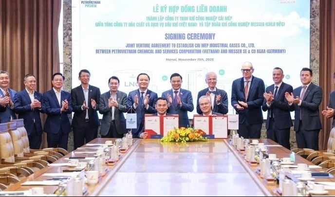 Petrovietnam arm, Germany's Messer to build $37 mln industrial gas plant in southern Vietnam