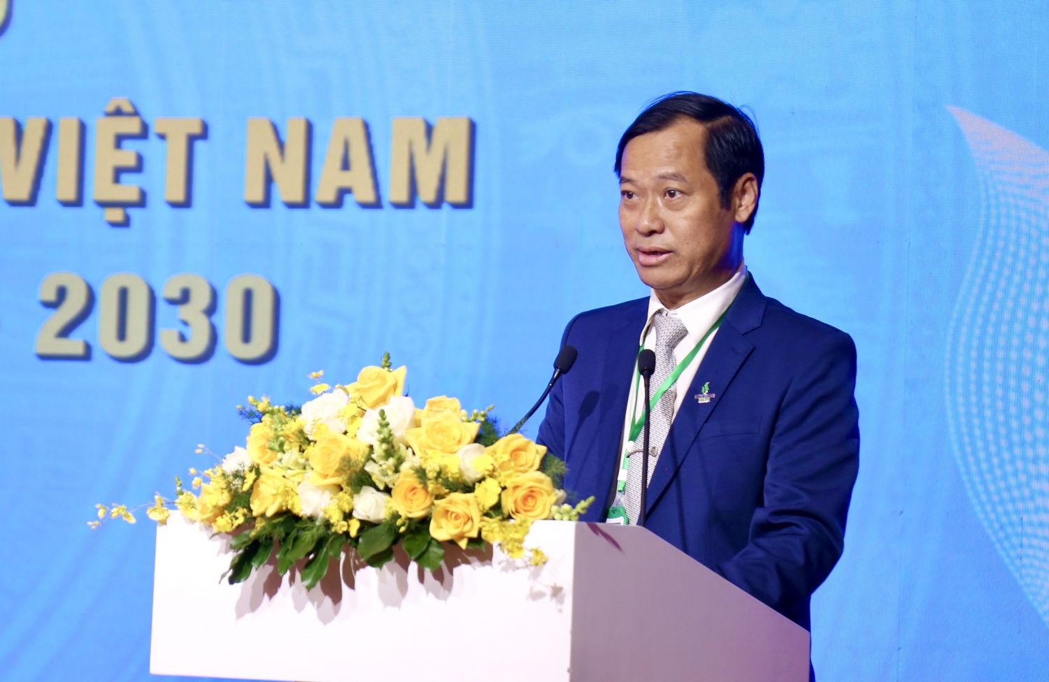 Chủ tịch Công đoàn PV GAS Trần Xuân Thành phát biểu tại Đại hội