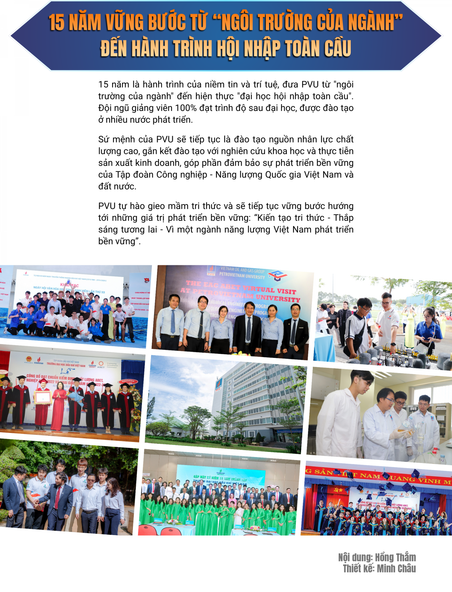 [E-magazine] PVU 15 năm Kiến tạo tri thức – Vươn tầm năng lượng