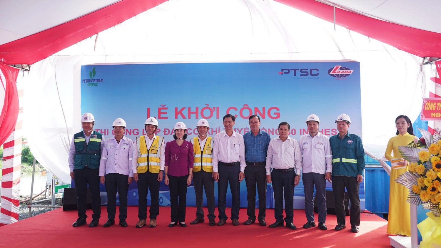 Khởi công thi công cơ khí tuyến ống bờ Lô B - Ô Môn: Tăng tốc giai đoạn thi công đồng bộ toàn tuyến