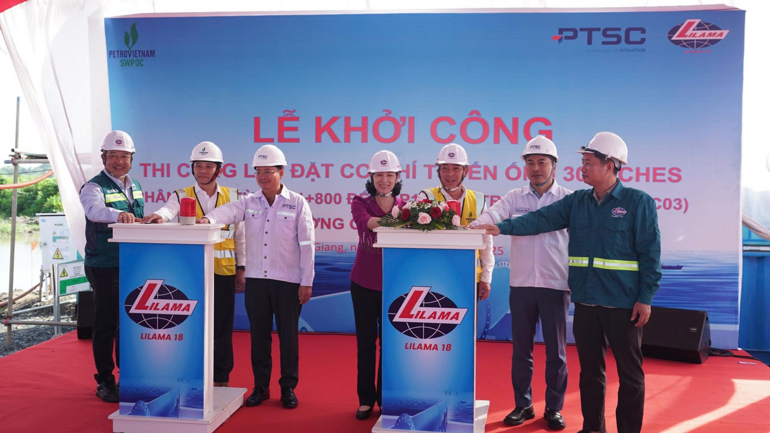 Khởi công thi công cơ khí tuyến ống bờ Lô B - Ô Môn: Tăng tốc giai đoạn thi công đồng bộ toàn tuyến